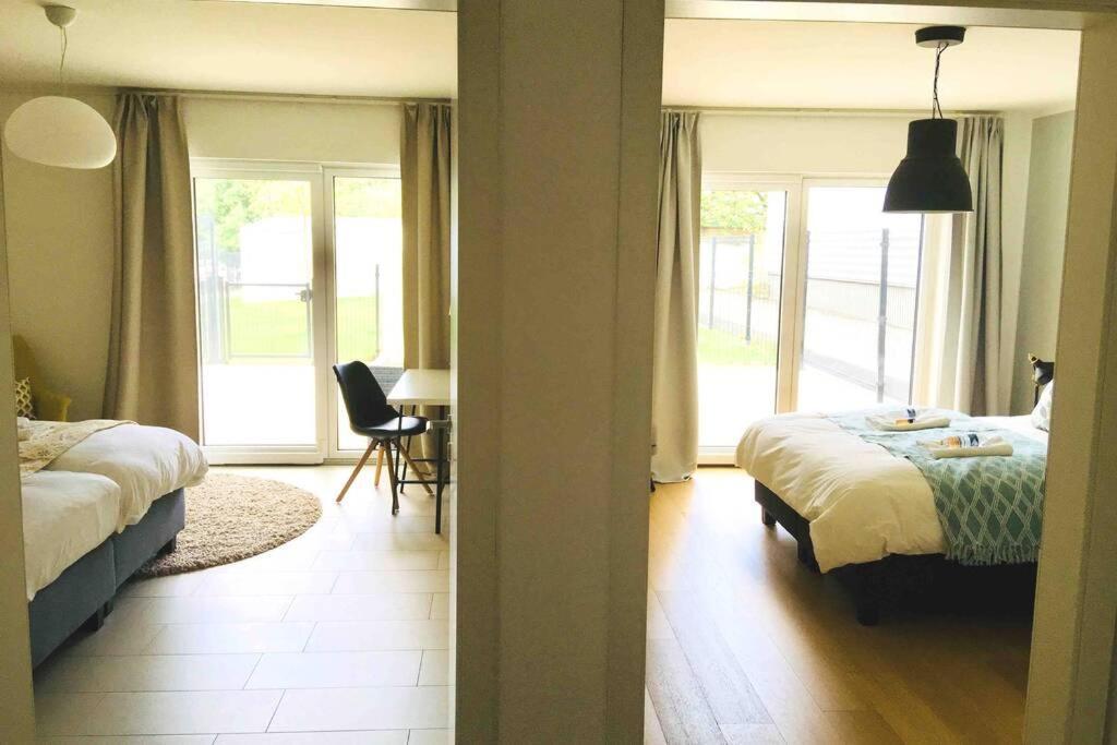 Large Family Retro Flat In City Center- Large Terrace & Garden View, Free Parking Luxembourg Exterior photo